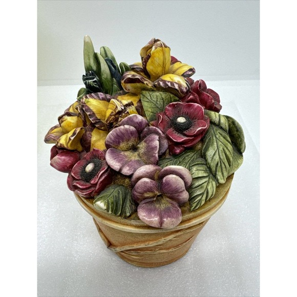 Harmony Kingdom Lord Byron's Harmony Garden "SUMMER BOUQUET" Trinket 2538/5000 - Picture 2 of 11